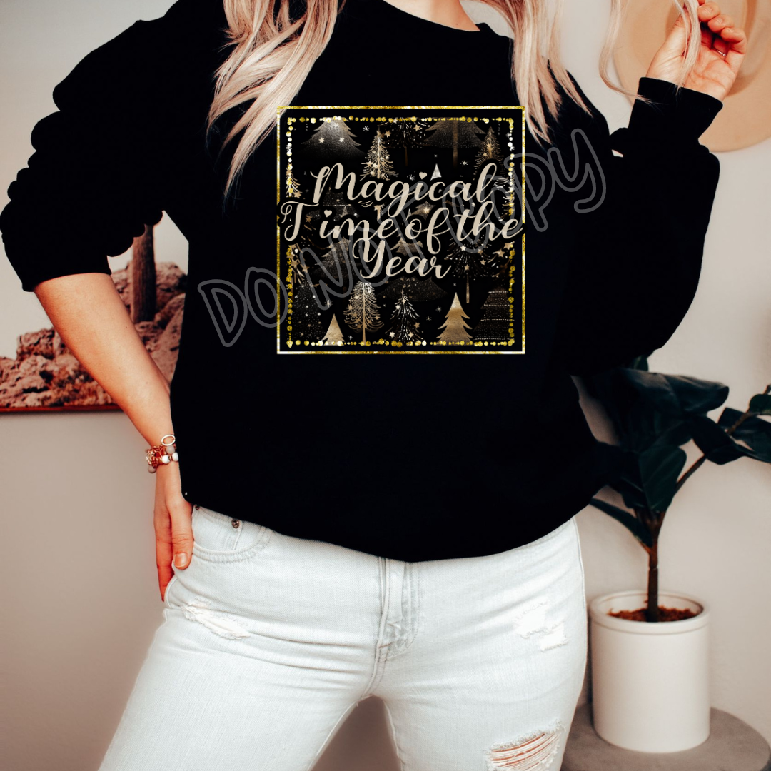 GLITTER TREES - HOLIDAY RUN 1 - UNISEX HOODIE/SWEATER