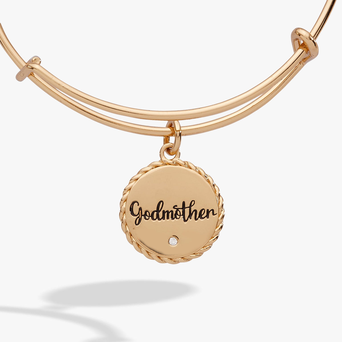 Godmother 'Loves Like A Parent, Acts Like A Friend' Charm Bangle