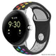 black multicolor silver