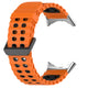 orange black - silver