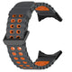 dark gery  orange - black