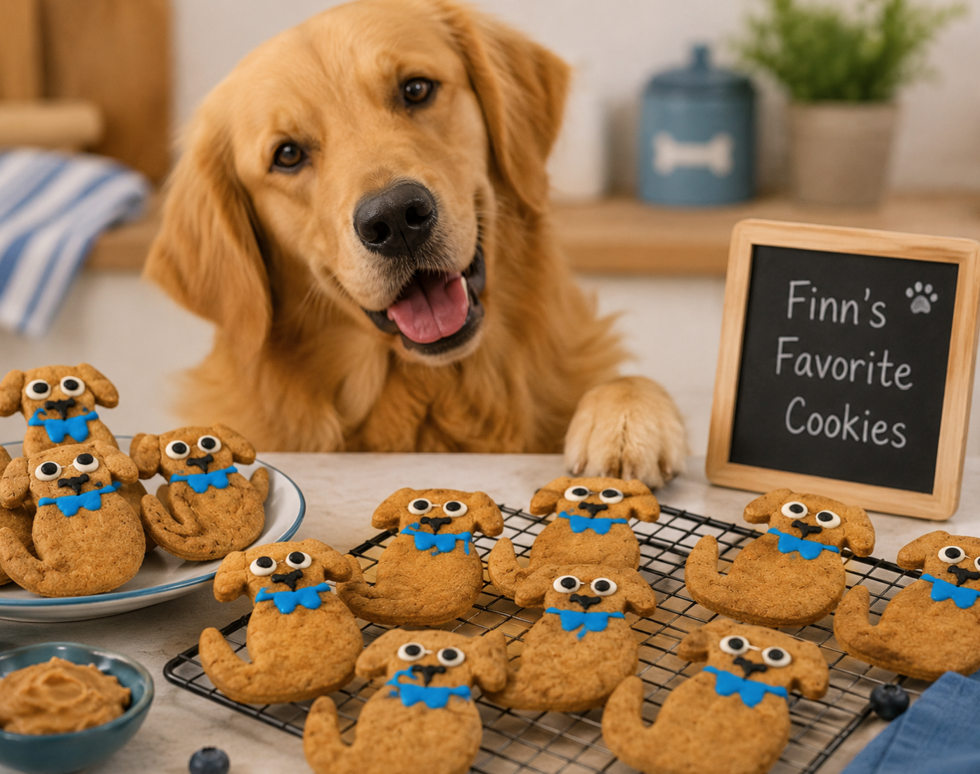 Finn Organic Peanut Butter Dog Cookies