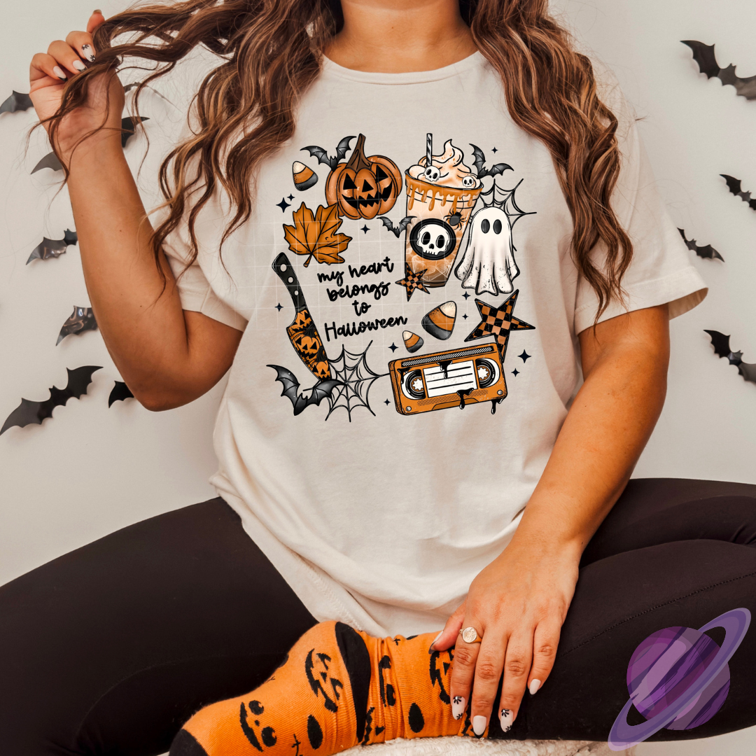 BATCH 115-HAUNTED HEART TEE