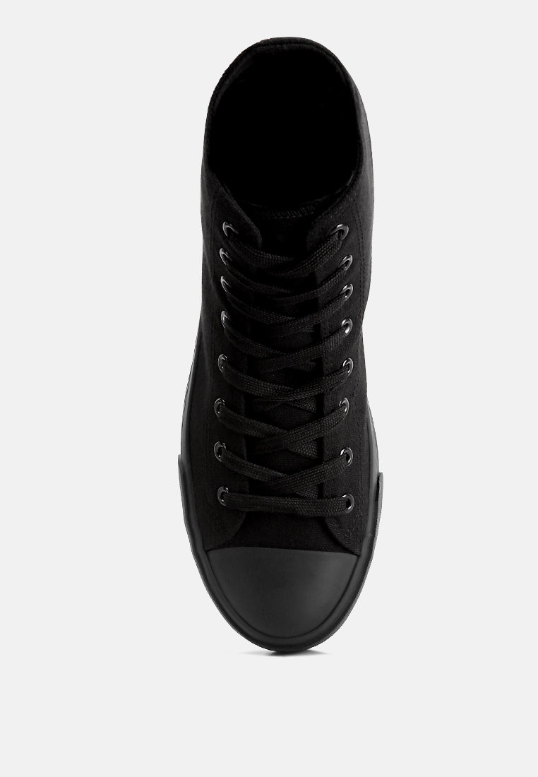 High Ankle Canvas Sneakers