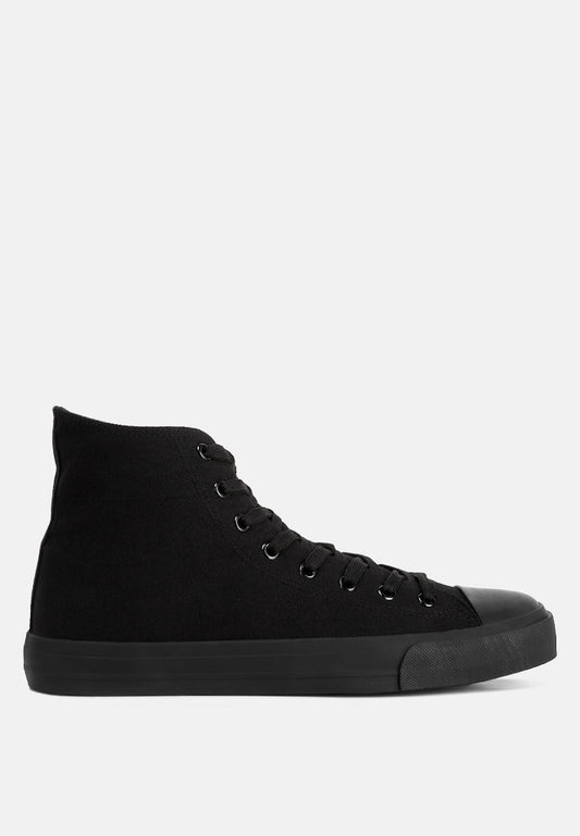 High Ankle Canvas Sneakers