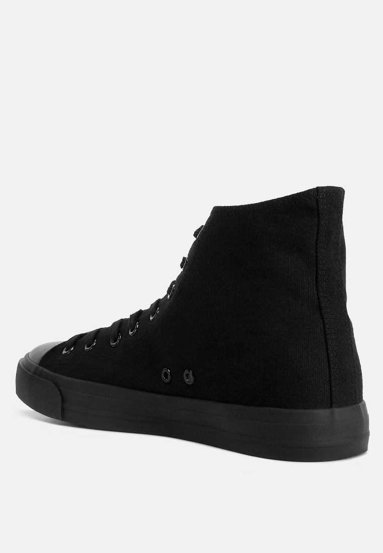 High Ankle Canvas Sneakers