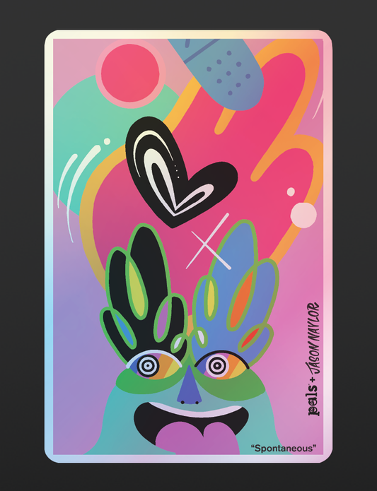 NEW! Spontaneous by Jason Naylor Holographic Sticker