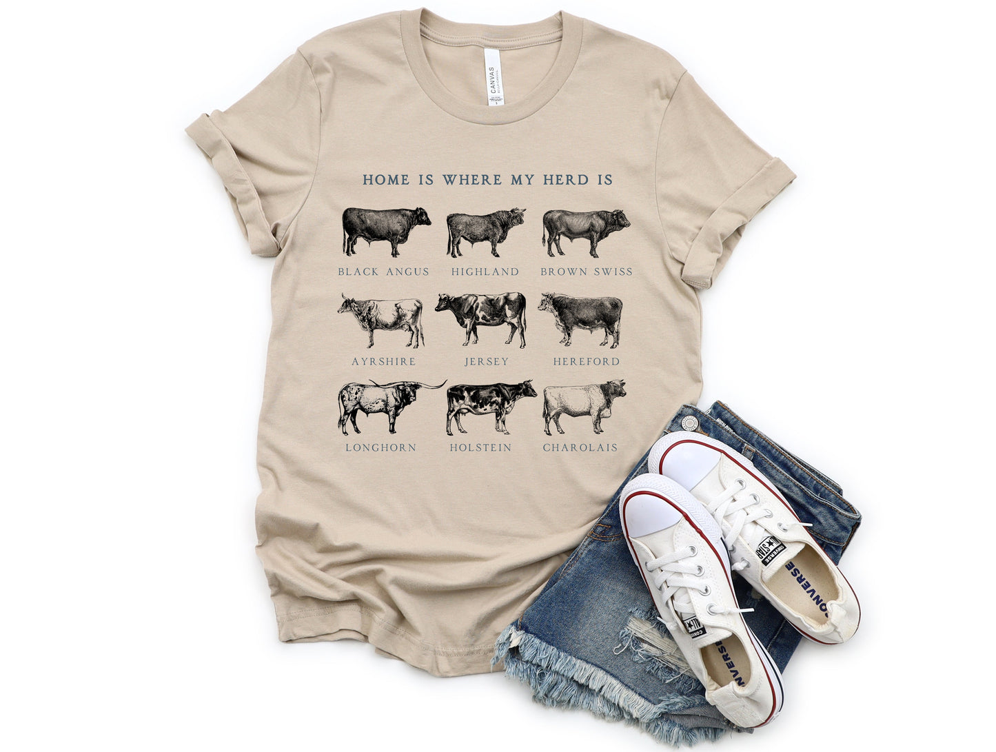 Home is Where my Herd Is Graphic Tee