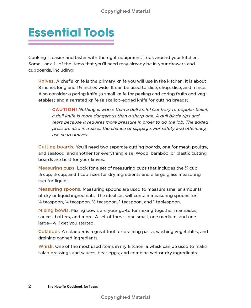 The How-To Cookbook for Teens: 100 Easy Recipes to Learn the Basics (Spiral Bound)