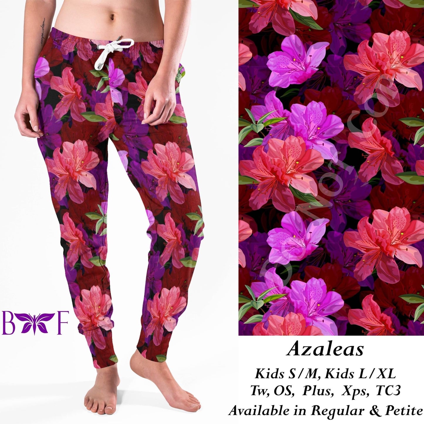 Azaleas- Leggings, Capris and Full Length Joggers