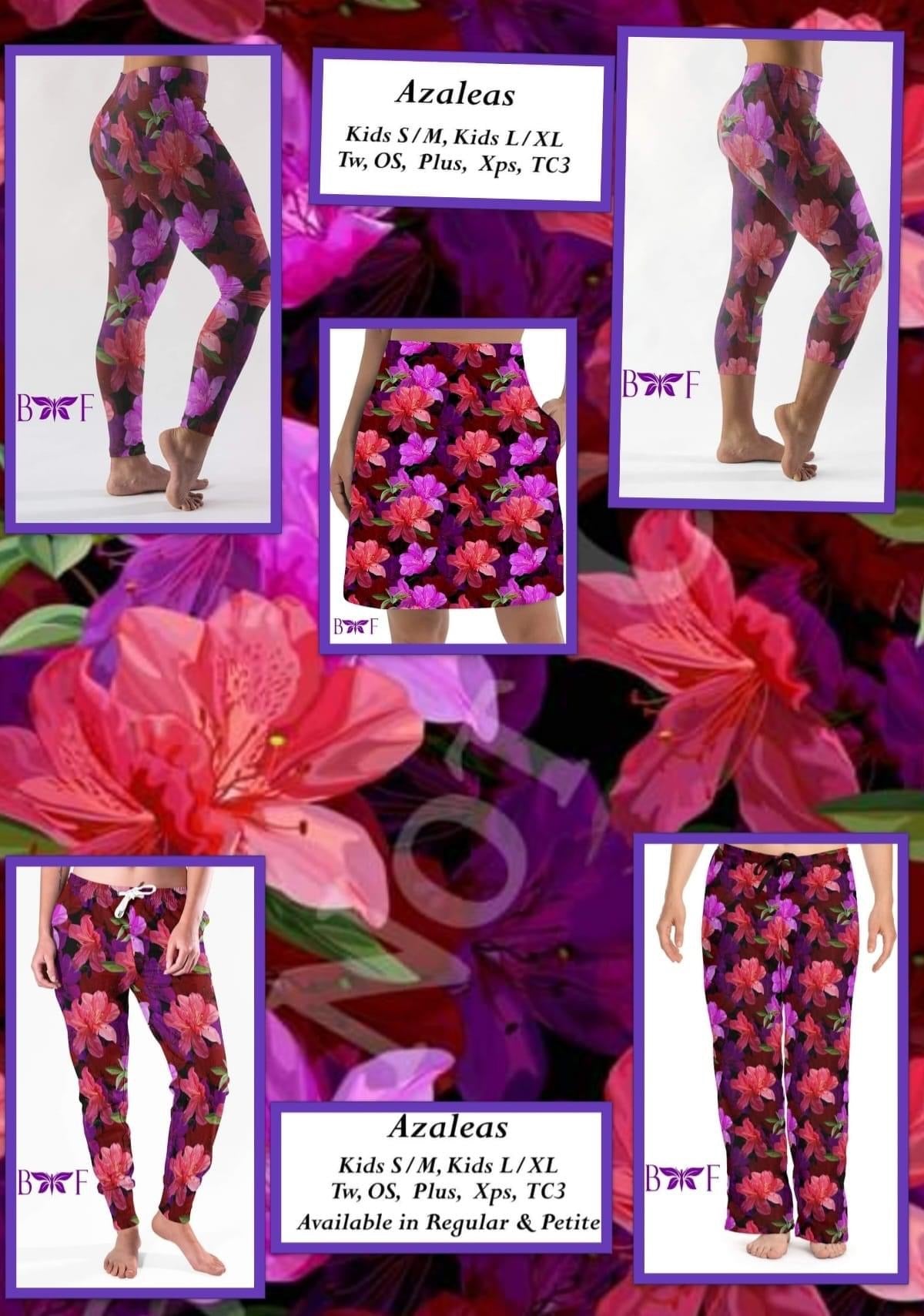 Azaleas- Leggings, Capris and Full Length Joggers