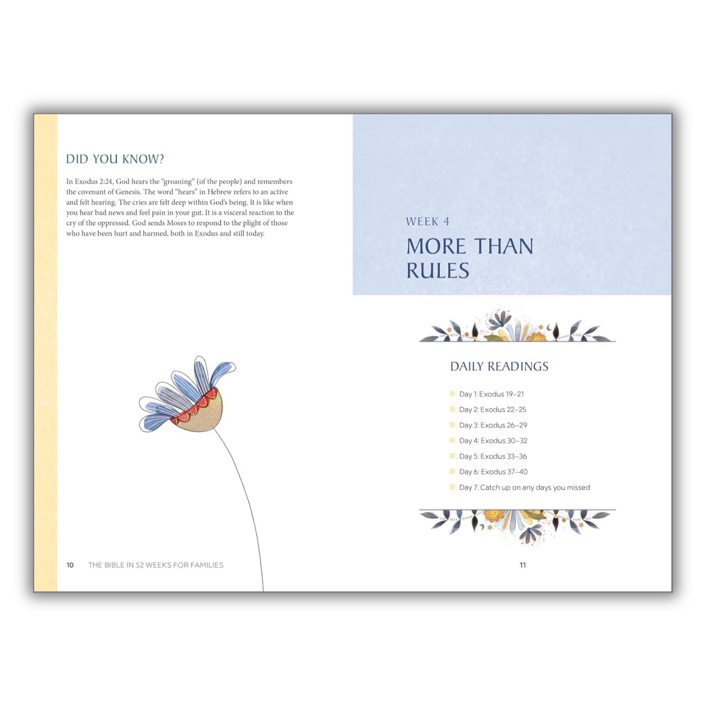 The Bible in 52 Weeks for Families: A Yearlong Bible Study (Spiral Bound)