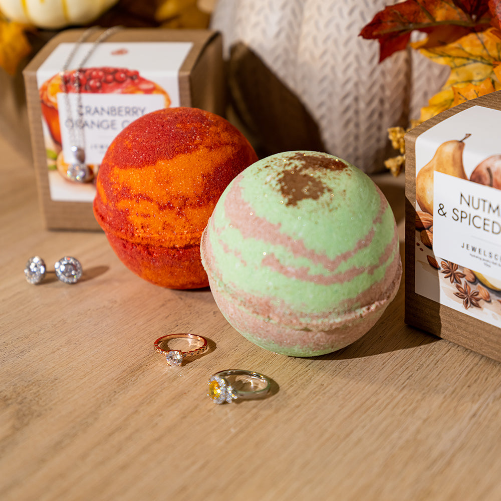 Cranberry Orange Glaze 10oz Jewelry Bath Bomb