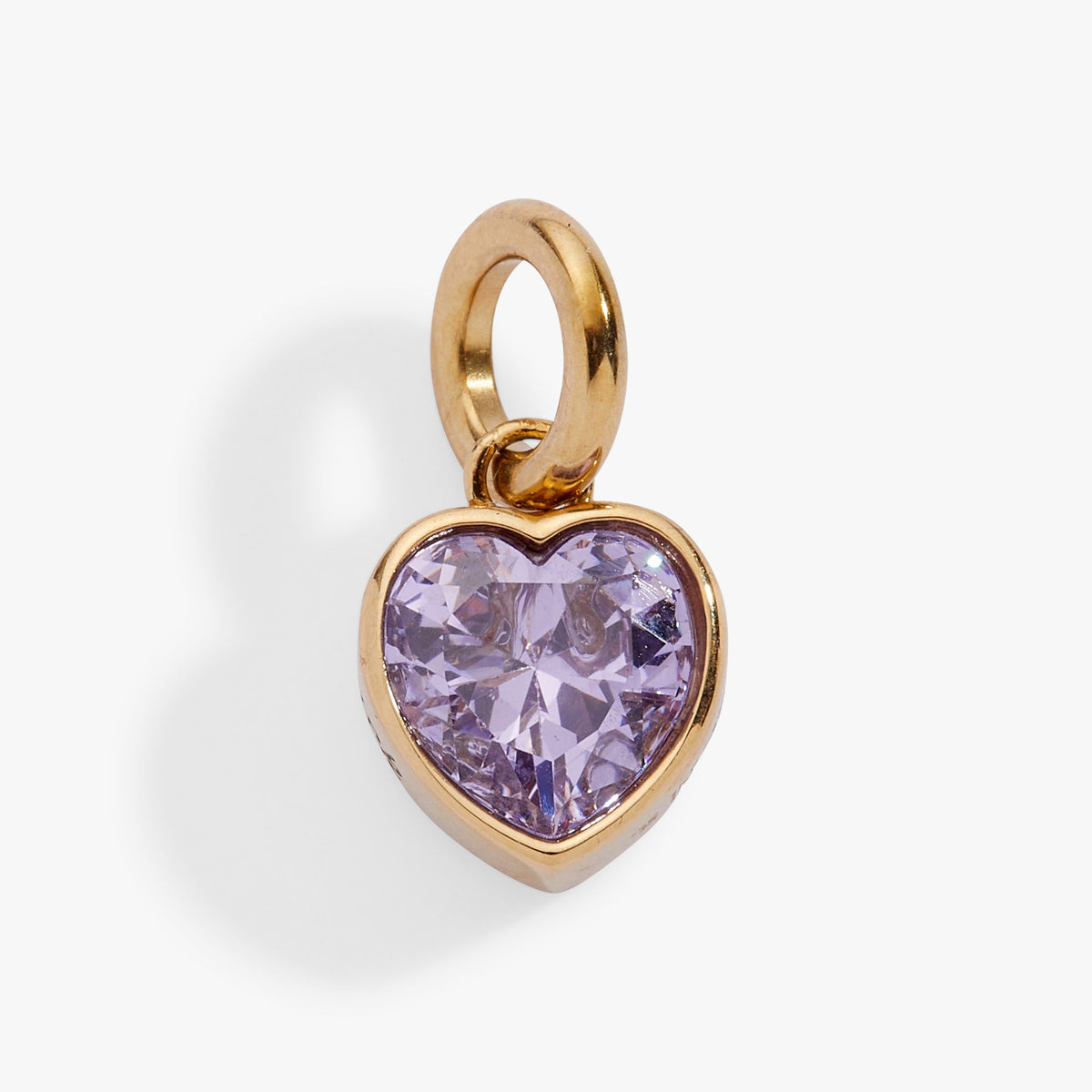 June 'Luck' Heart Birthstone Charm
