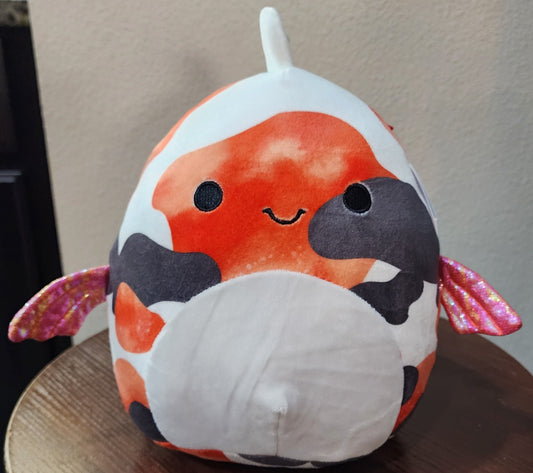 Squishmallows Dandii the Orange Koi Fish with Shimmering Pink Fins 8" Rare Cracker Barrel Exclusive Stuffed Plush