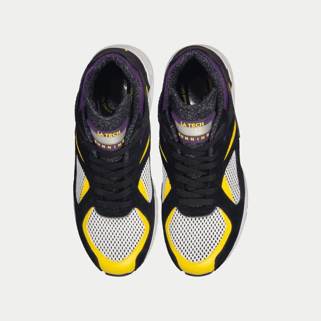 LA Gear Men's Catapult Light-Up Lowtop | Black x Purple x Yellow