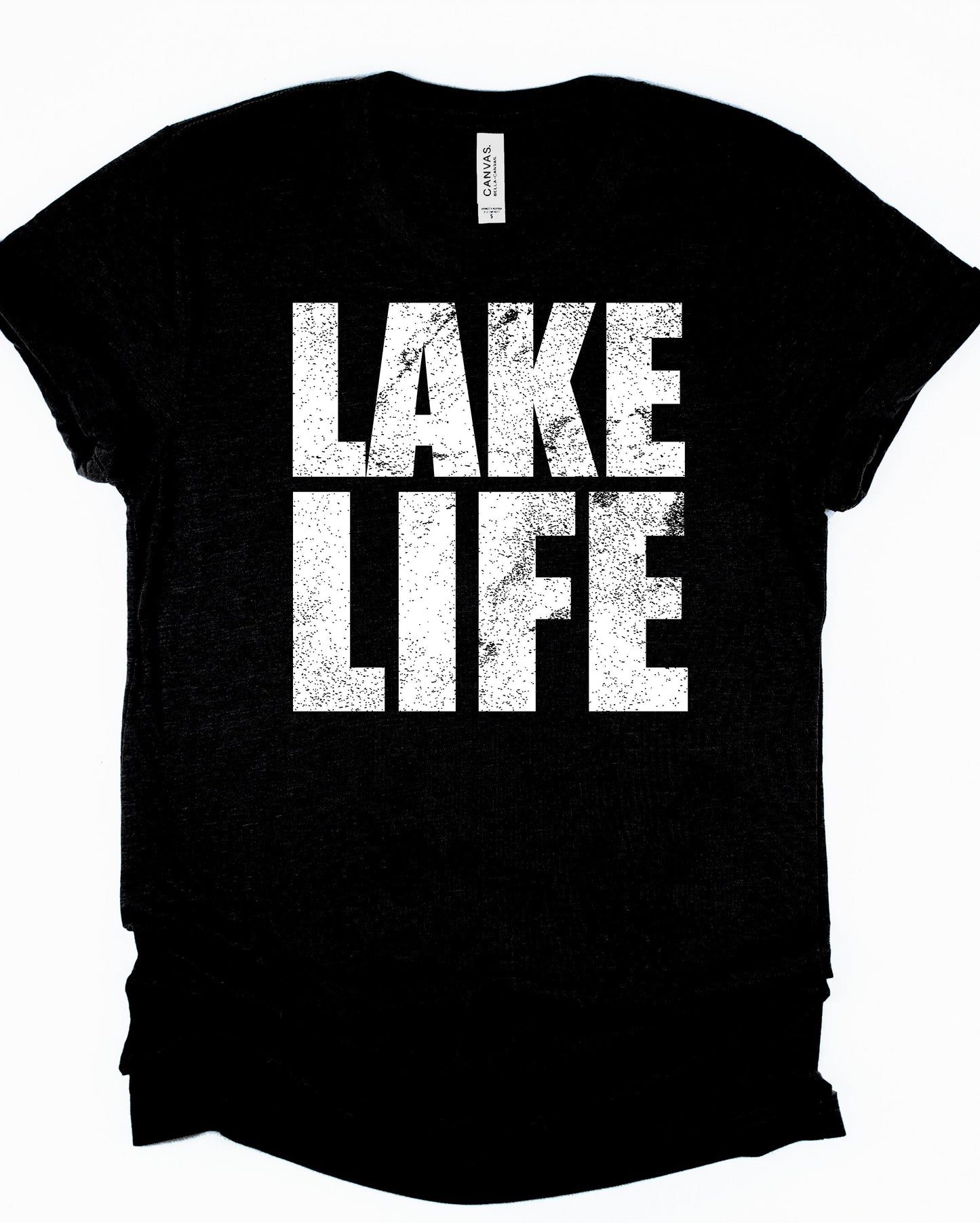 Lake Life Distressed Graphic Tee