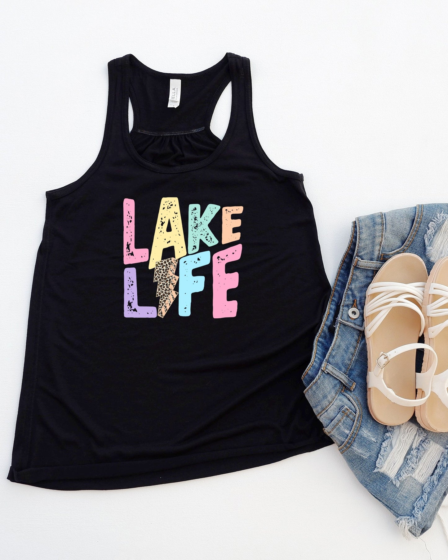 Lake Life lightening Graphic Tee