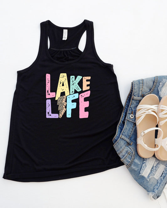 Lake Life lightening Graphic Tee