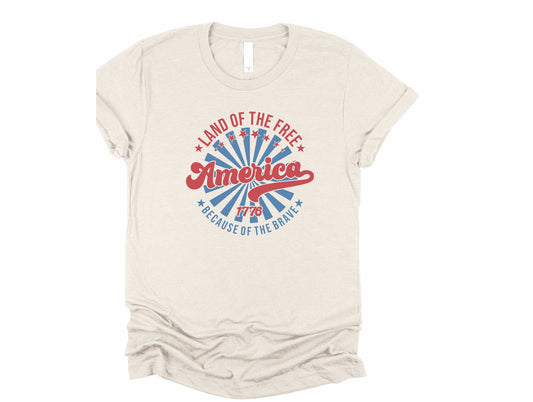 Land of the Free Graphic Tee
