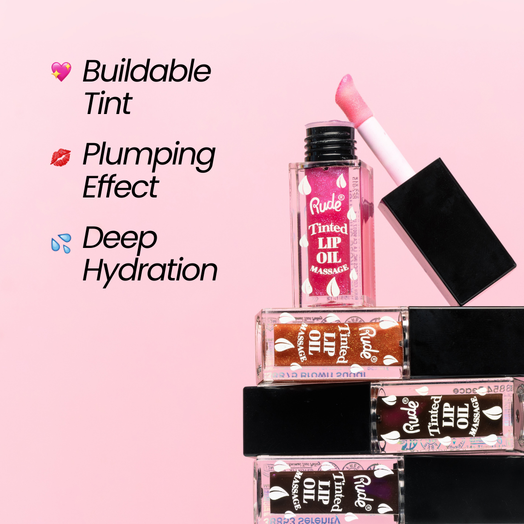 Lip Oil Massage Tinted & Plumping Lip Oil