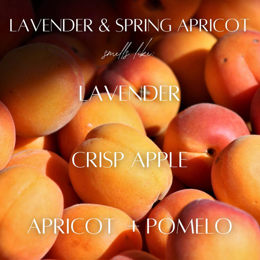 Lavender & Spring Apricot - 3 Wick Jar Candle
