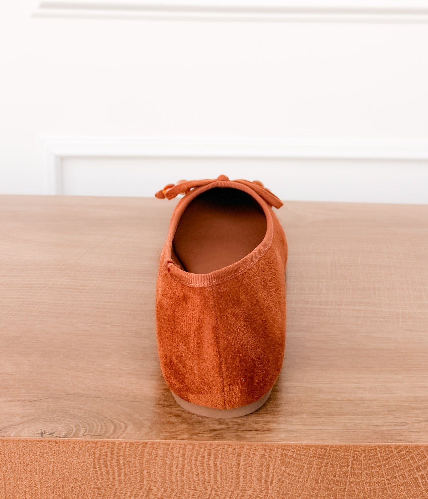 Leilani Beaded Ballet Flat in Tan