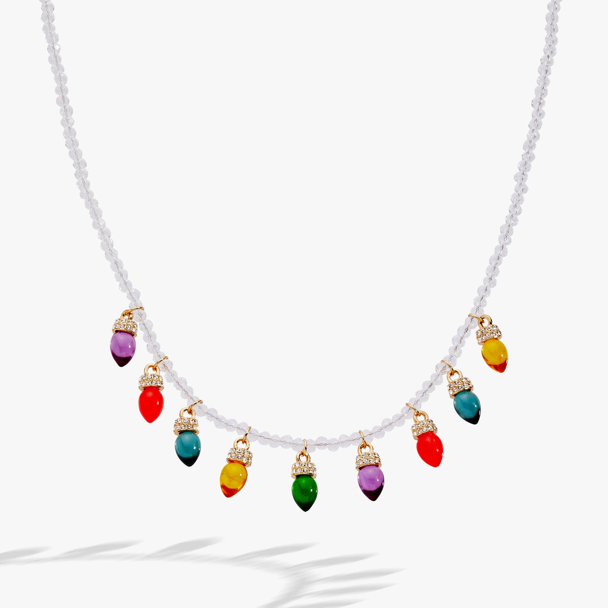 Christmas Light Bulb Necklace