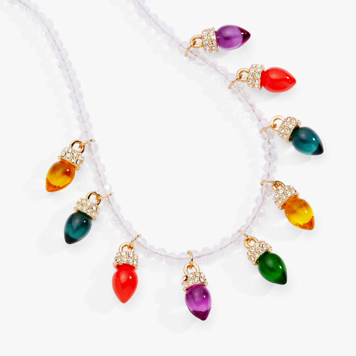 Christmas Light Bulb Necklace