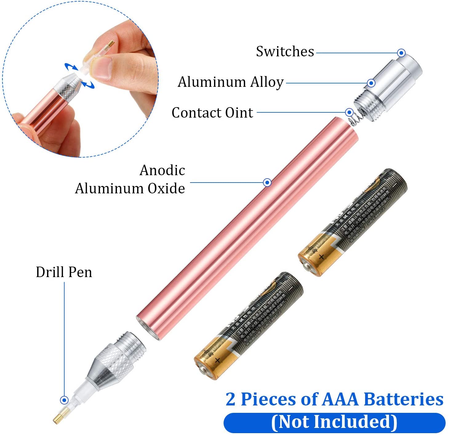 Light up Drill Pen - Diamond Painting Bling Art