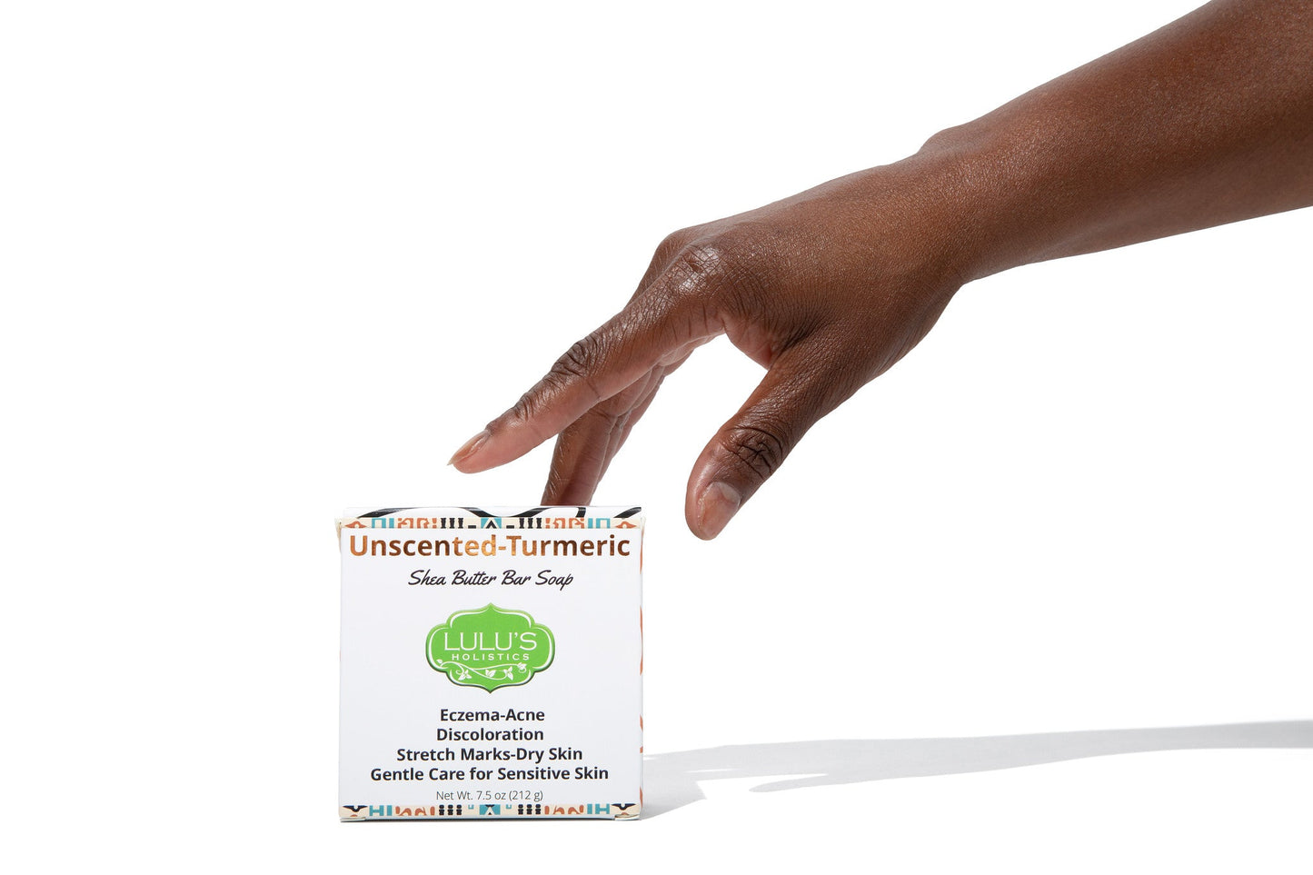 Unscented Turmeric Shea Butter Bar Soap for Soft, Soothed, and Naturally Glowing Skin