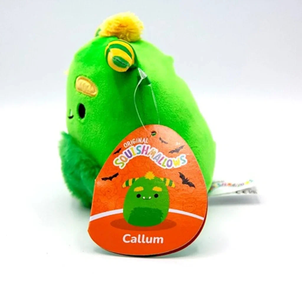 Squishmallows Callum the Monster 4.5" 2023 Halloween Collection Stuffed Plush