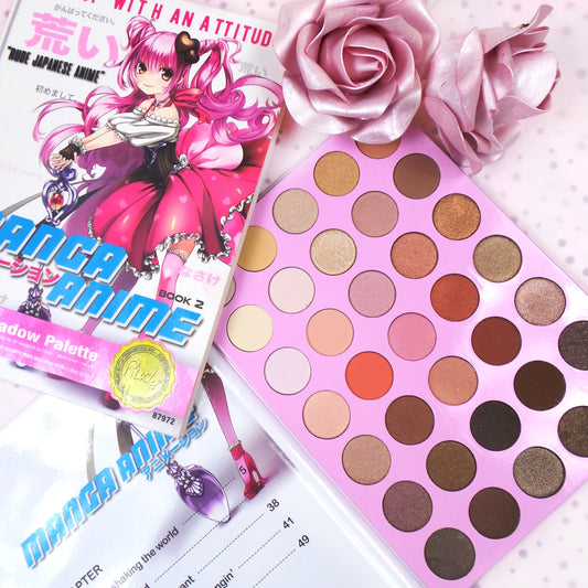 Chibi Manga Anime Makeup 35 Eyeshadow Palette Book 2