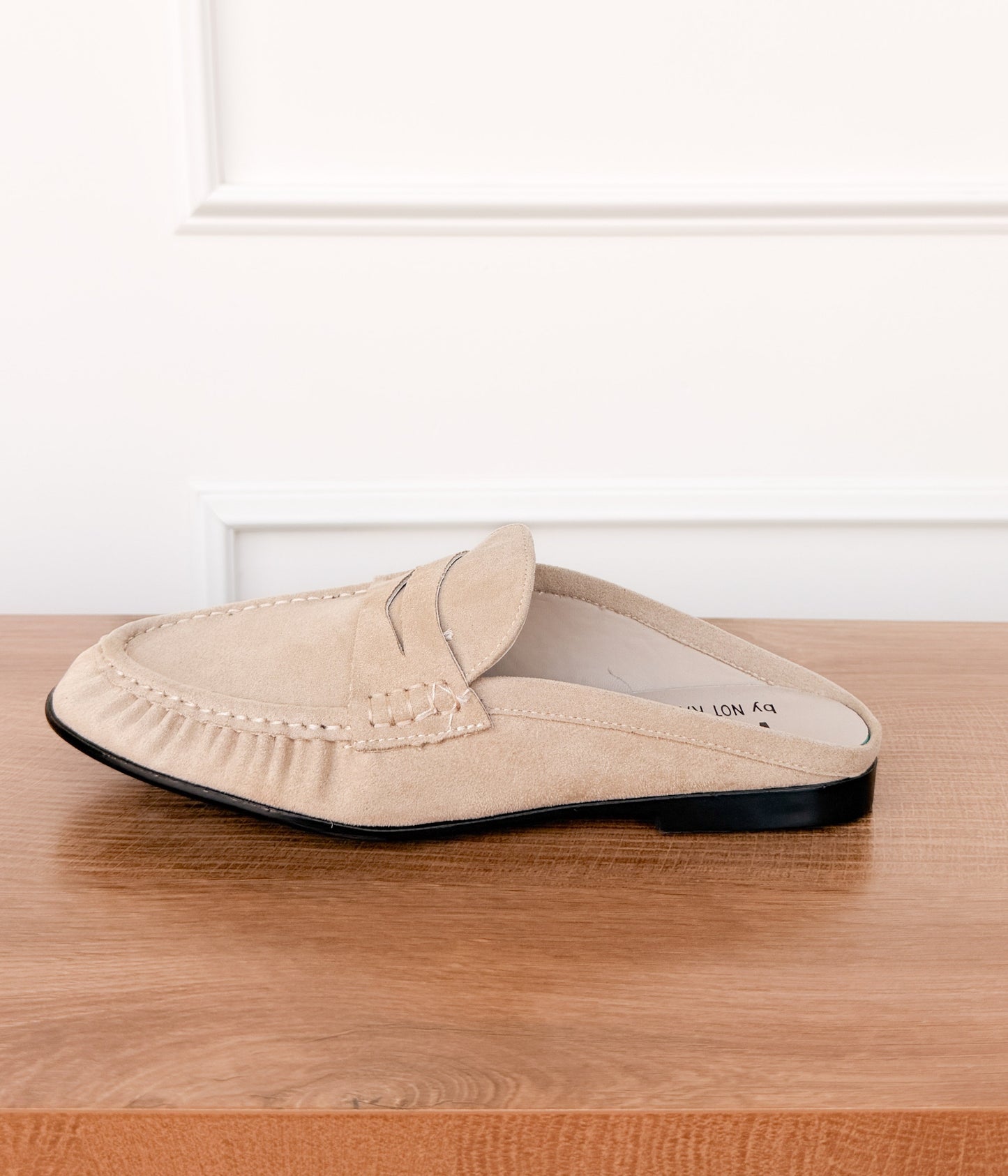 Margot Slide Loafer in Cream