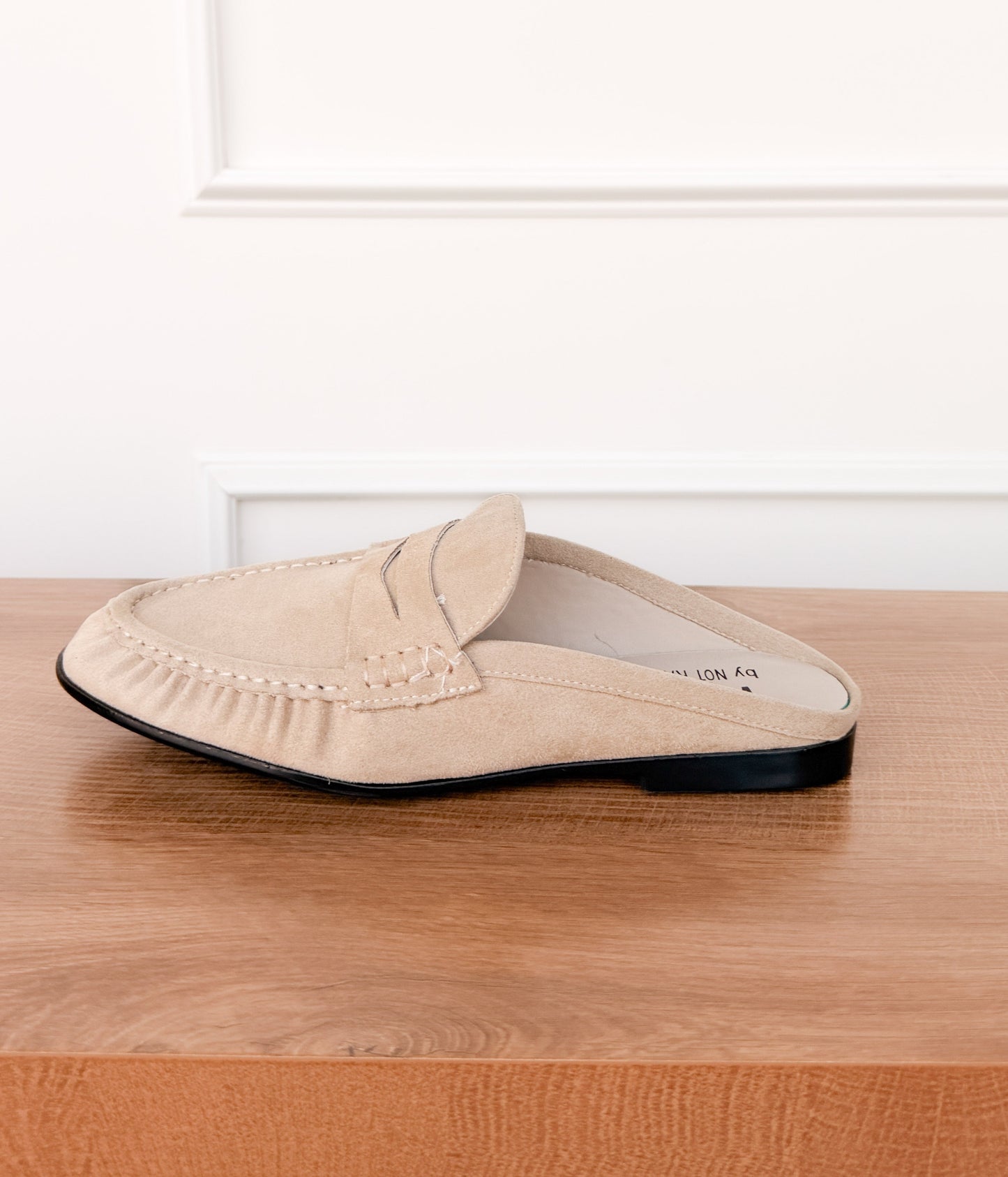 Margot Slide Loafer in Cream