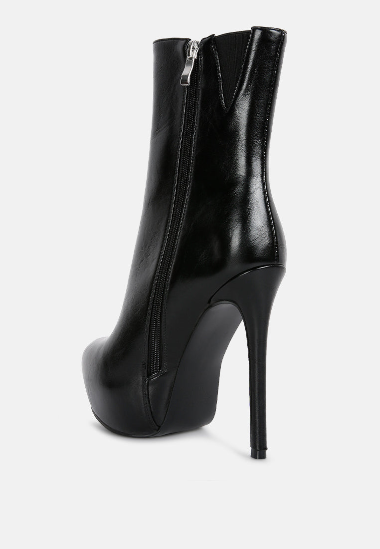Marsha High Platform Stiletto Ankle Boots