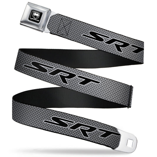 Dodge Viper Seatbelt Belt - SRT Carbon Fiber Silver/White/Black Webbing