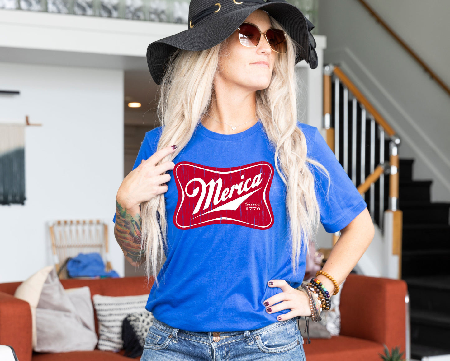 Merica Beer Graphic Tee