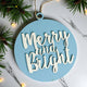 Light Blue with White