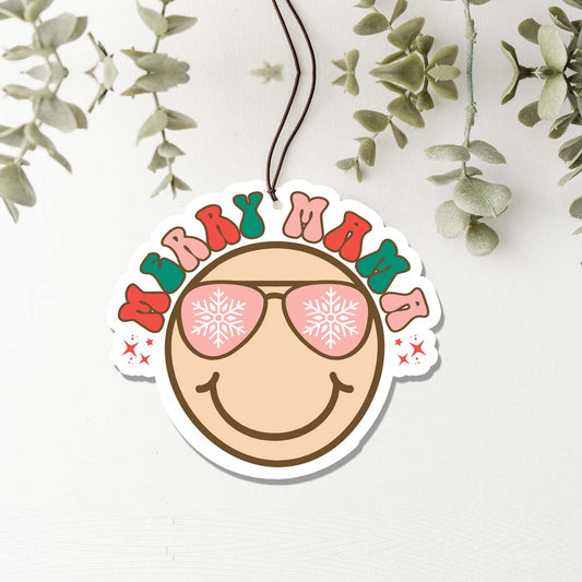 Merry Mama Hanging Air Fresheners Holiday Scented Car Home Closet Decor Pack Christmas