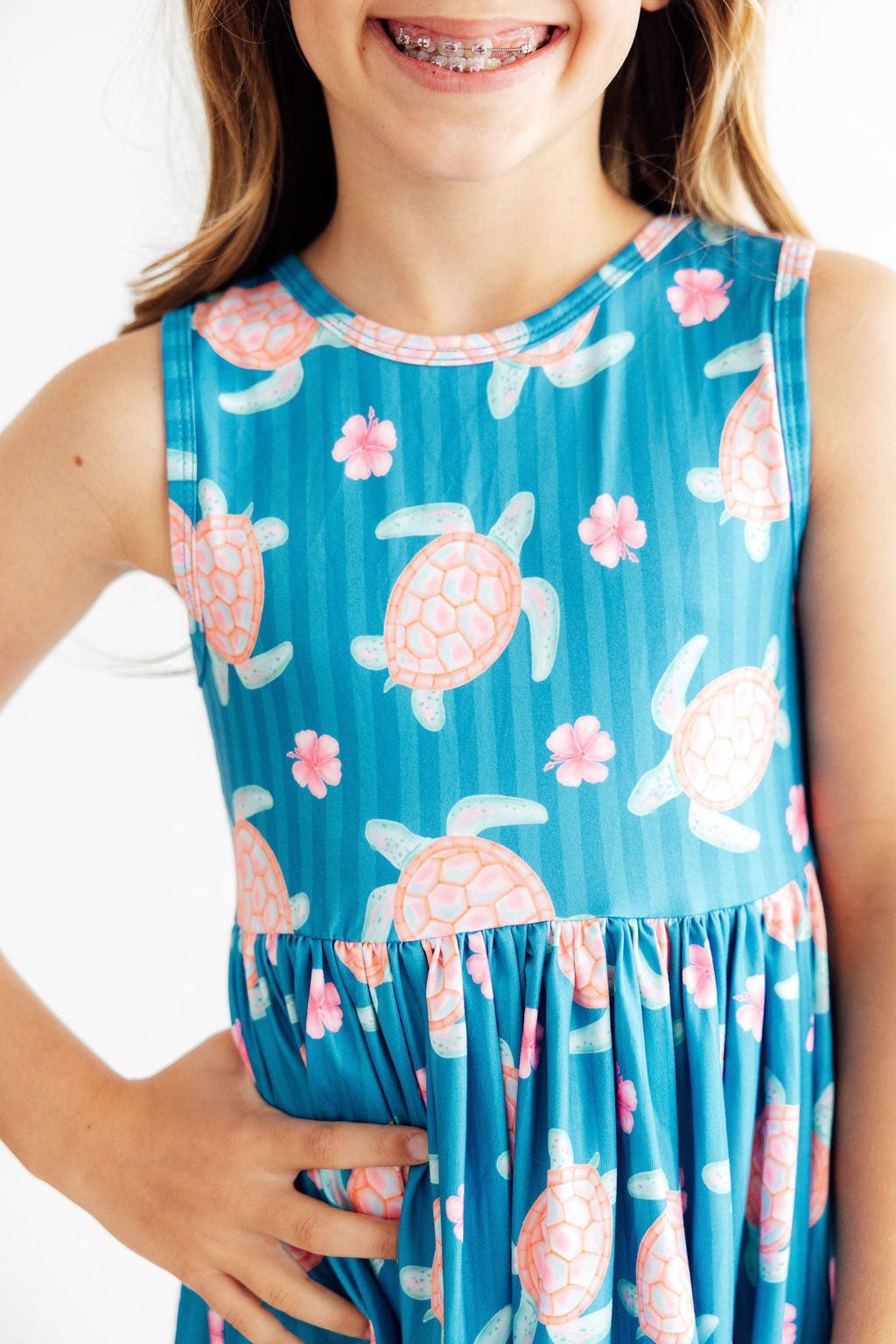 Turtley Adorable Tank Twirl Dress