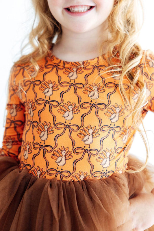 Turkey Trot L/S Tutu Dress