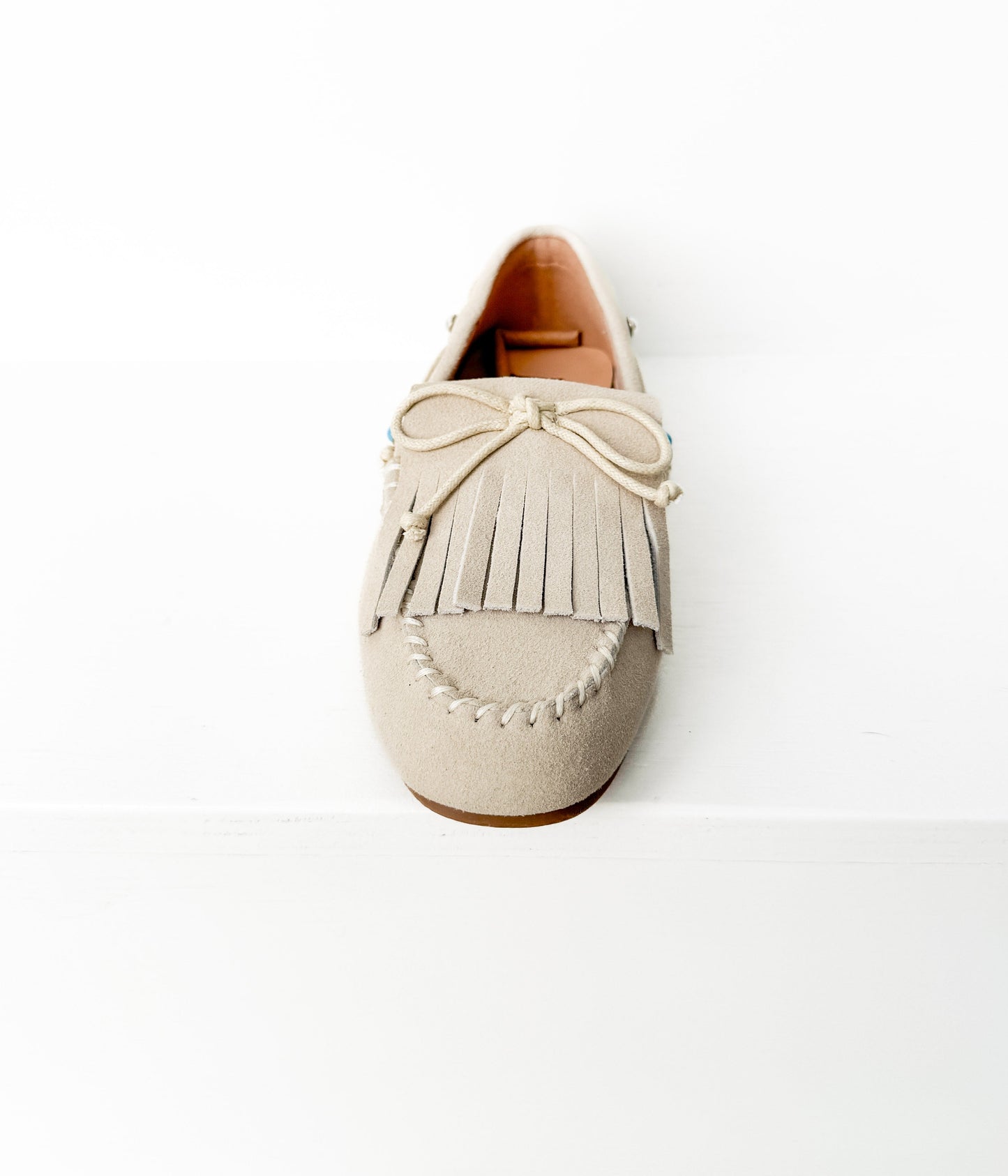 Moccasin Flats in Cream