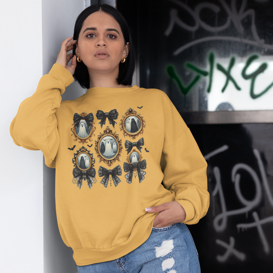 Haunted Portraits Graphic Sweatshirt