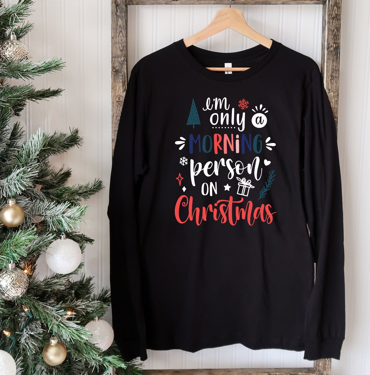 Christmas Morning Person Graphic Tee