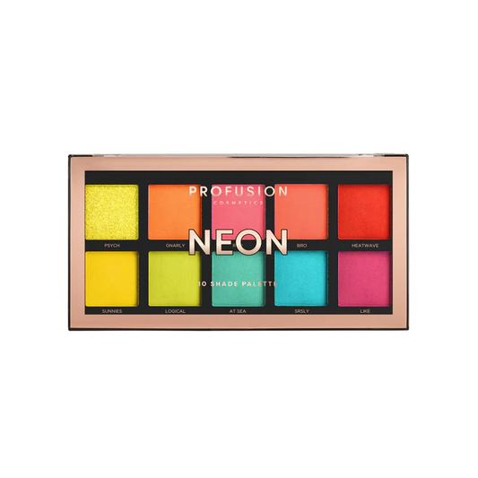 Neon 10 shade palette