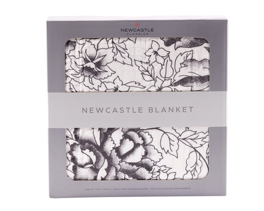 Bamboo Muslin Baby Blanket American Rose Swaddle Lightweight