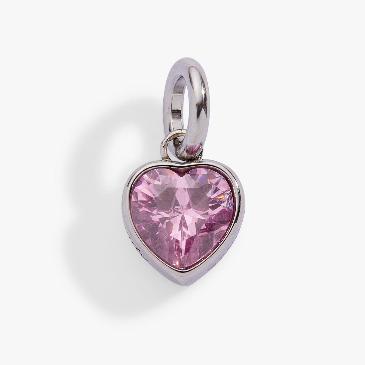 October 'Serenity' Heart Birthstone Charm