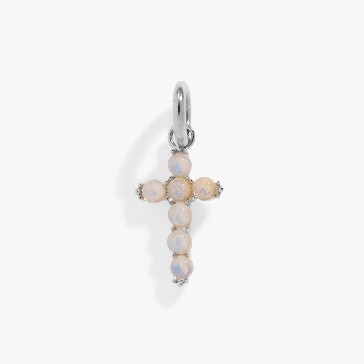 Opal Cross Interchangeable Charm