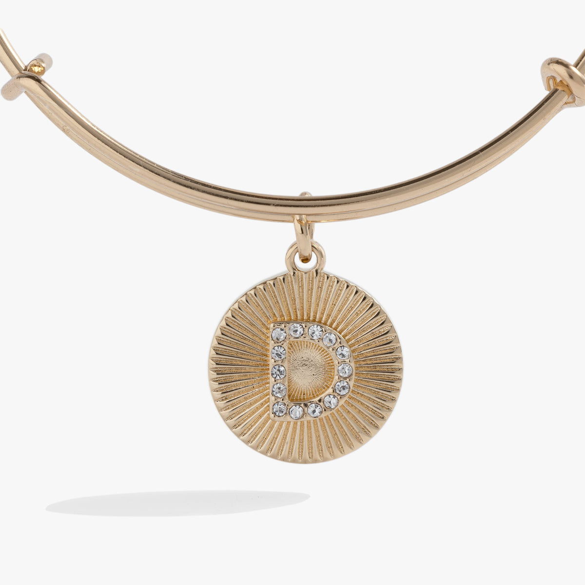 Initial D Pave Starburst Texture Bangle